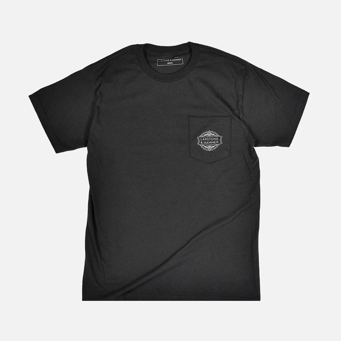 LAPSTONE LOGO POCKET TEE - BLACK sold by Lapstone & Hammer