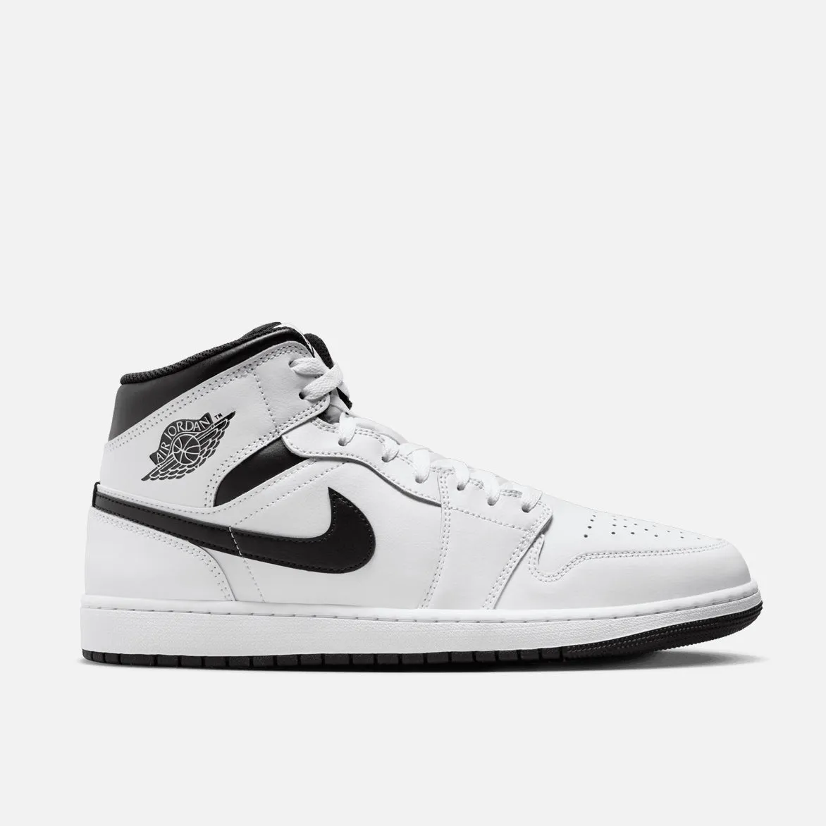 AIR JORDAN 1 MID - WHITE / BLACK sold by Lapstone & Hammer