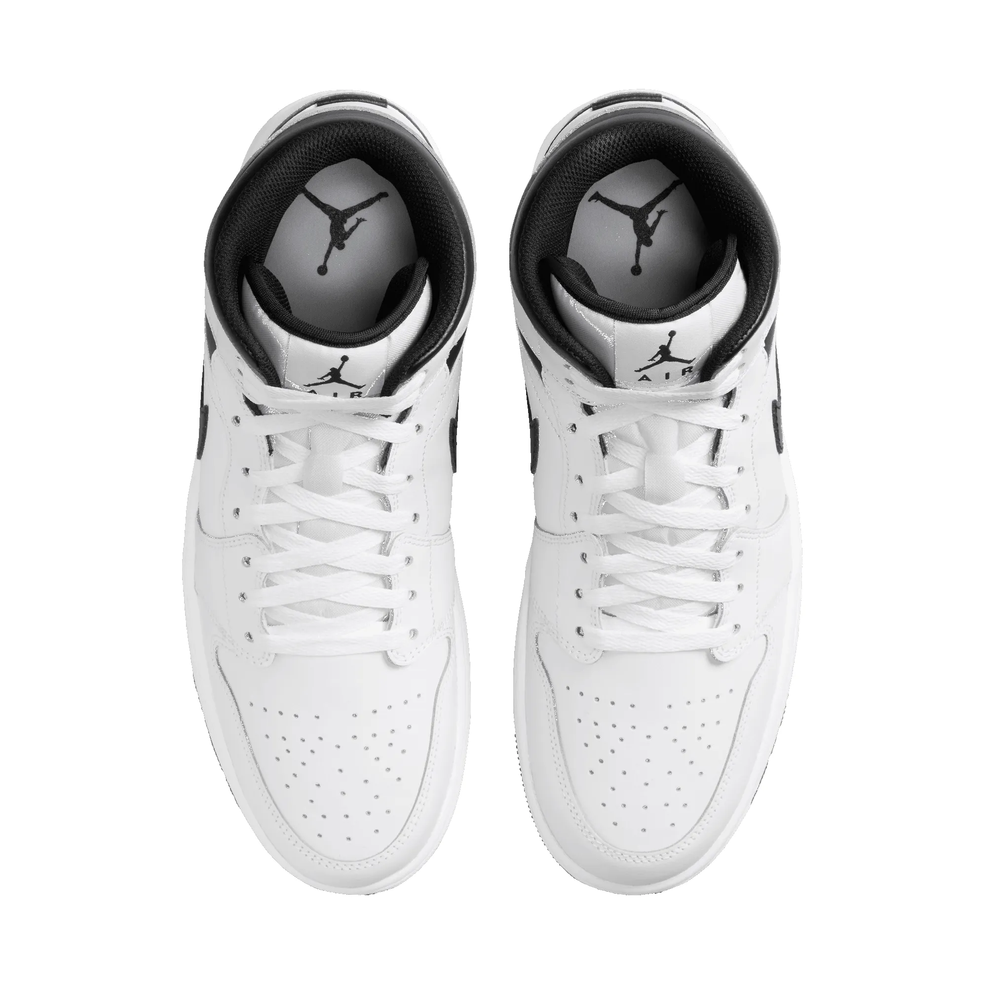 AIR JORDAN 1 MID - WHITE / BLACK sold by Lapstone & Hammer product image thumbnail 5