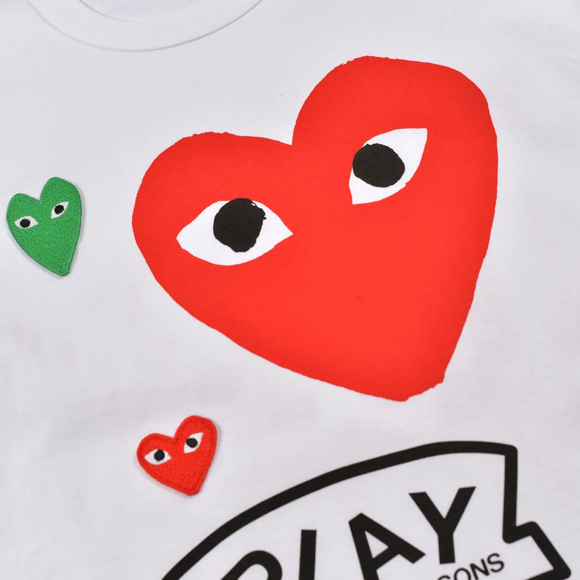 MULTI LOGO TEE - WHITE / RED sold by Lapstone & Hammer product image thumbnail 3