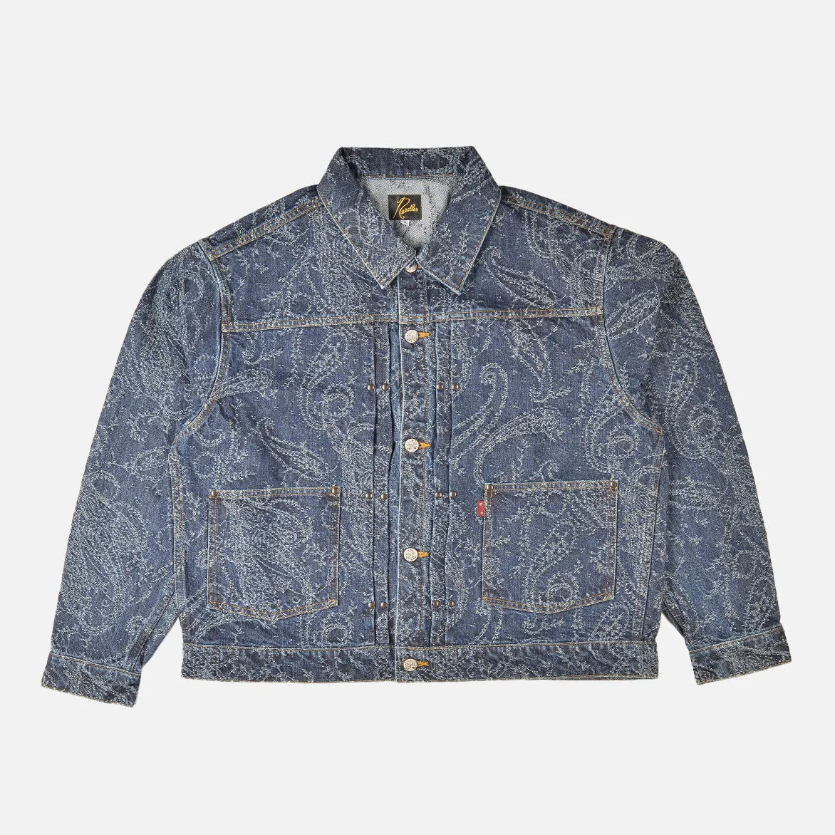 M.W. JEAN JACKET - 13OZ DENIM / PAISLEY JQ. - INDIGO sold by Lapstone & Hammer