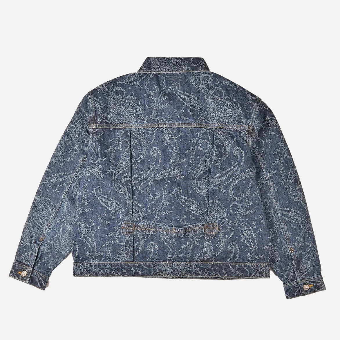 M.W. JEAN JACKET - 13OZ DENIM / PAISLEY JQ. - INDIGO sold by Lapstone & Hammer product image thumbnail 2
