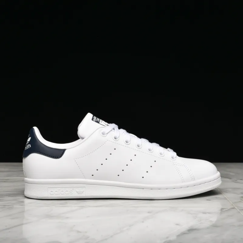 STAN SMITH - WHITE / NAVY sold by Lapstone & Hammer