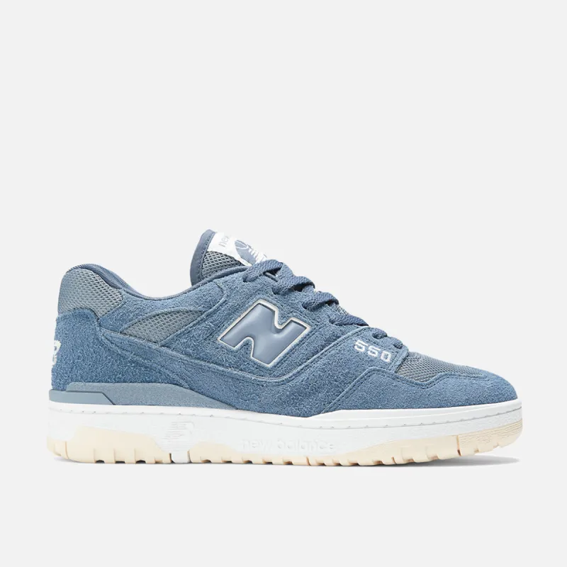 550 SUEDE - BLUE / WHITE sold by Lapstone & Hammer