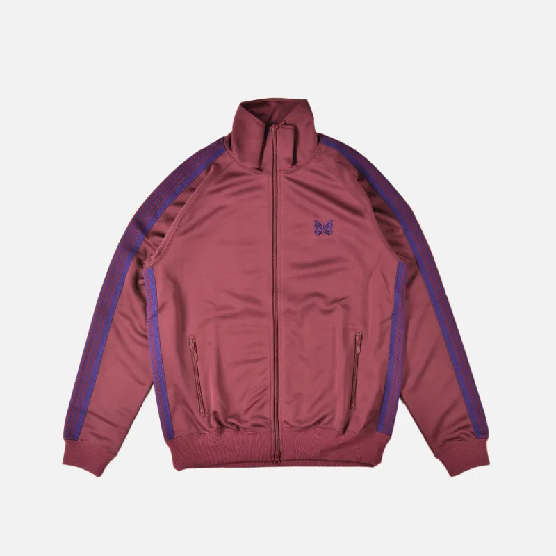 TRACK JACKET - POLY SMOOTH - WINE sold by Lapstone & Hammer