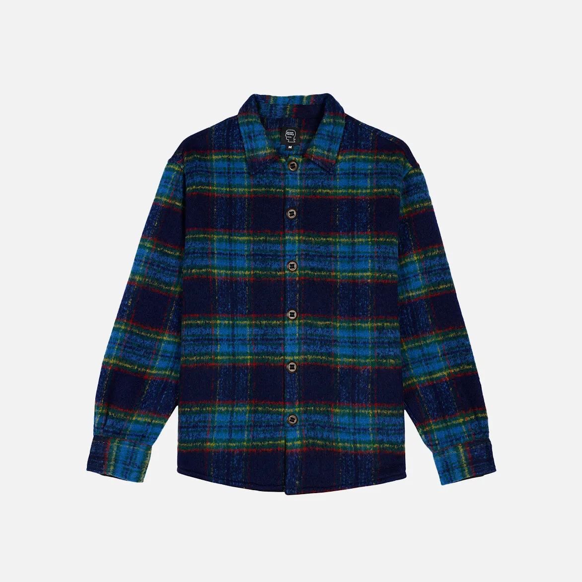 BRUSHED RANCHER FLANNEL SHIRT JACKET - BLACK sold by Lapstone & Hammer