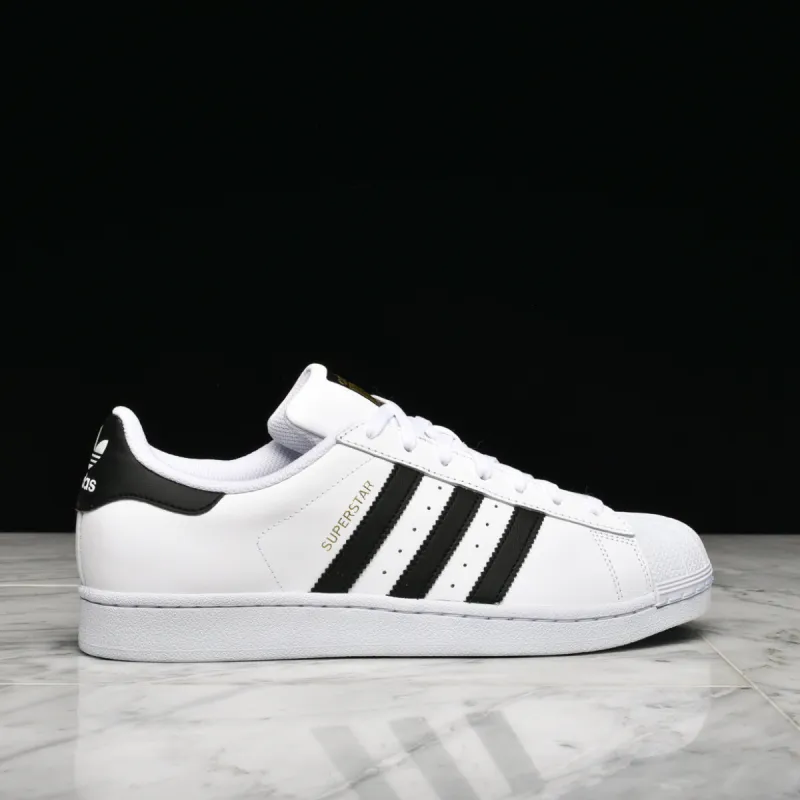 SUPERSTAR - WHITE / BLACK sold by Lapstone & Hammer