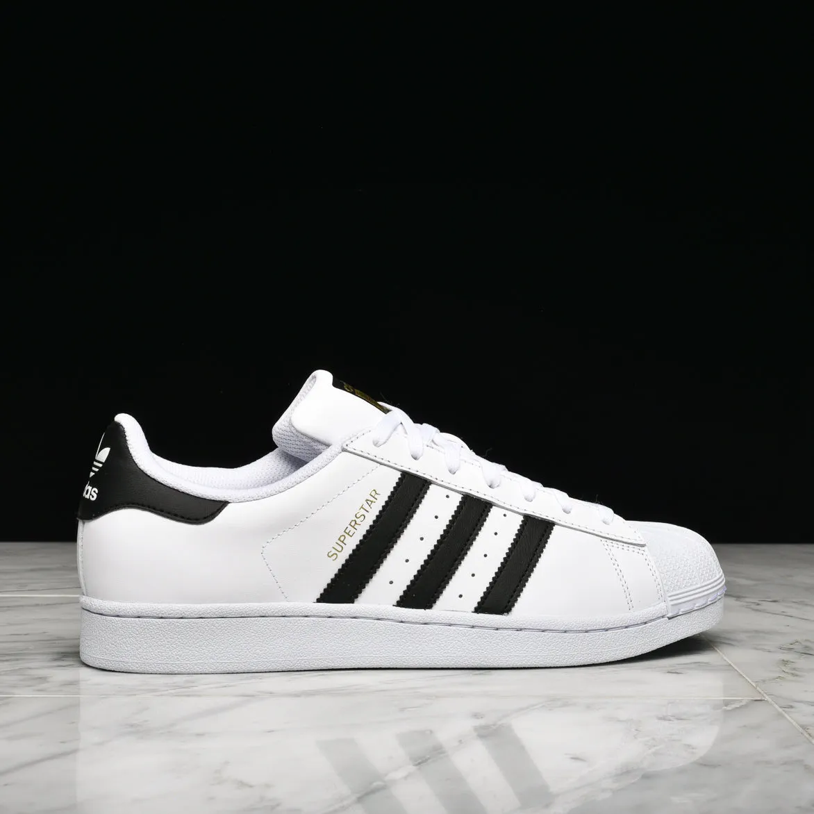 SUPERSTAR - WHITE / BLACK sold by Lapstone & Hammer
