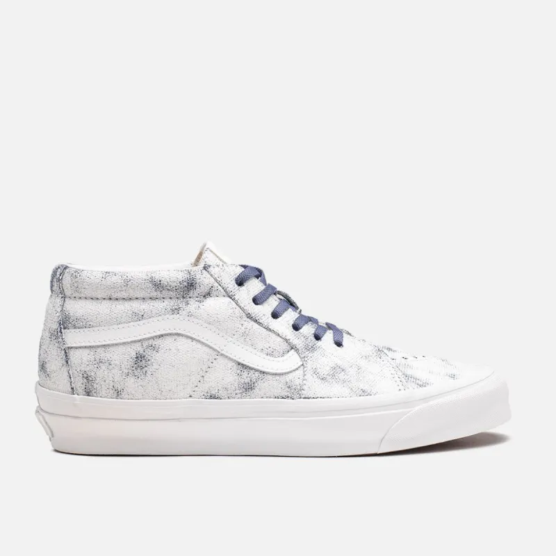 VAULT BY VANS OG SK8-MID LX - DISTRESS WHITE / MULTI sold by Lapstone & Hammer