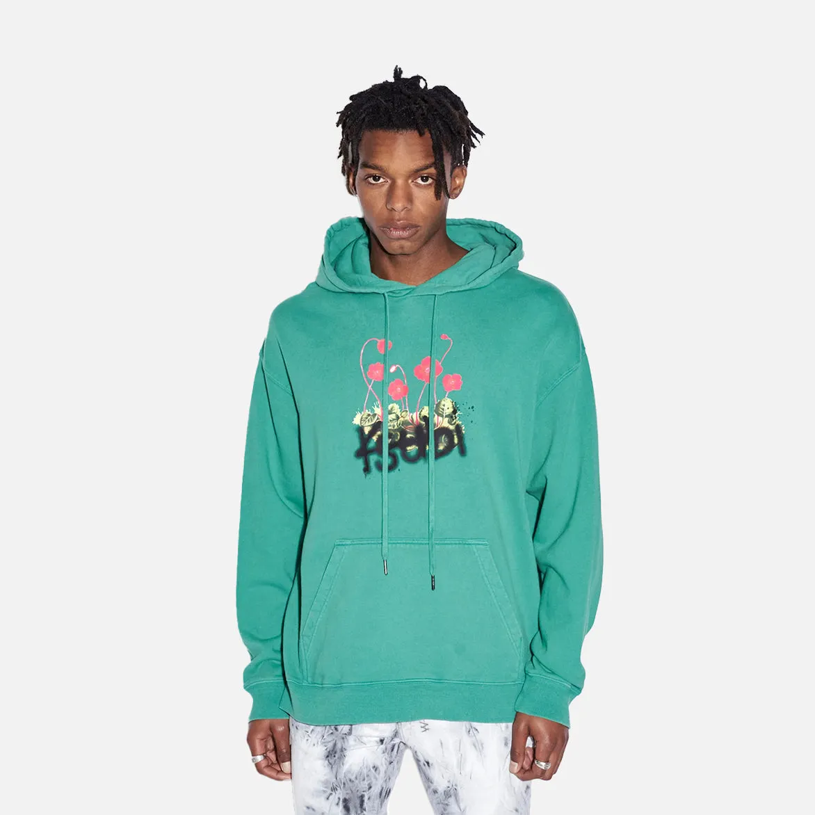 GRENOUTASS CUTTER BIGGIE HOODIE - GREEN sold by Lapstone & Hammer product image thumbnail 2