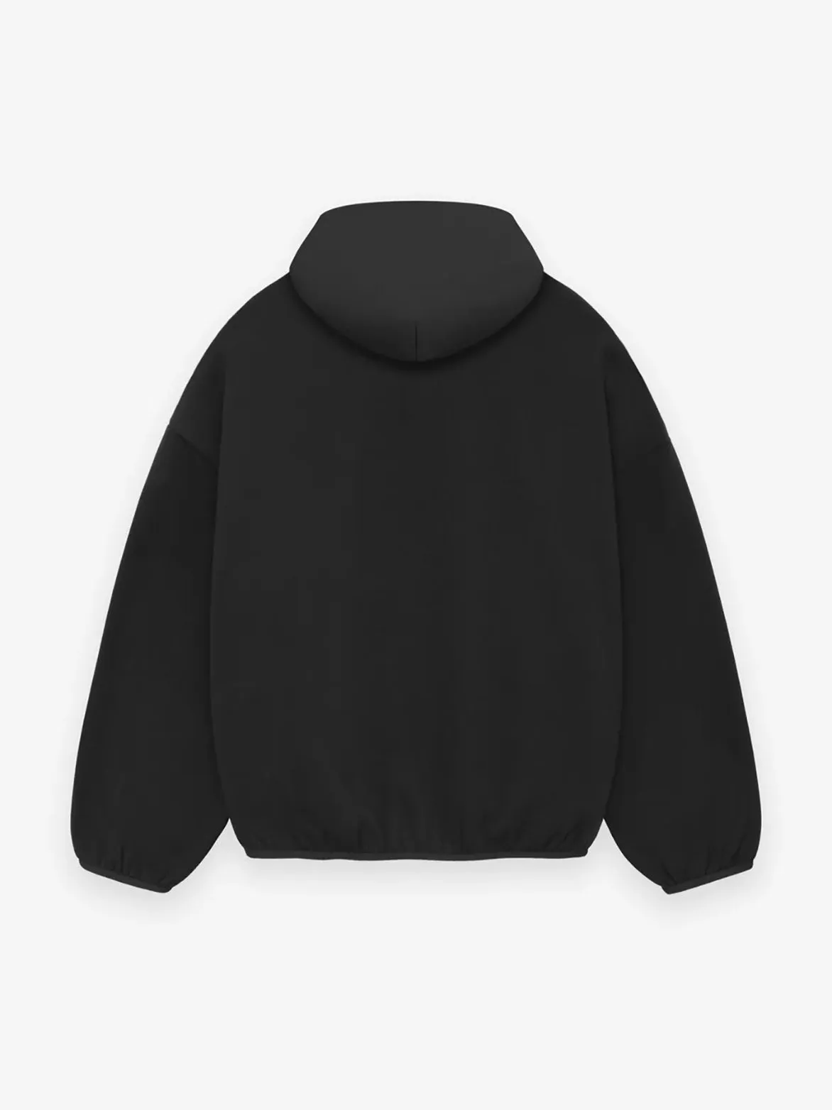 ESSENTIALS NYLON FLEECE HOODIE - BLACK sold by Lapstone & Hammer product image thumbnail 2