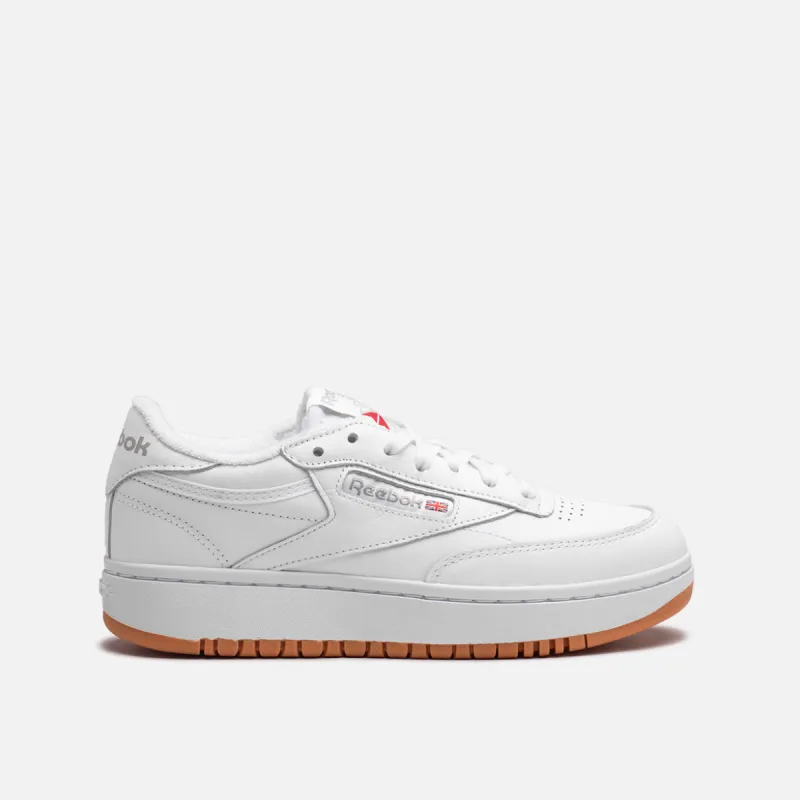 WMNS CLUB C DOUBLE - WHITE / GUM sold by Lapstone & Hammer