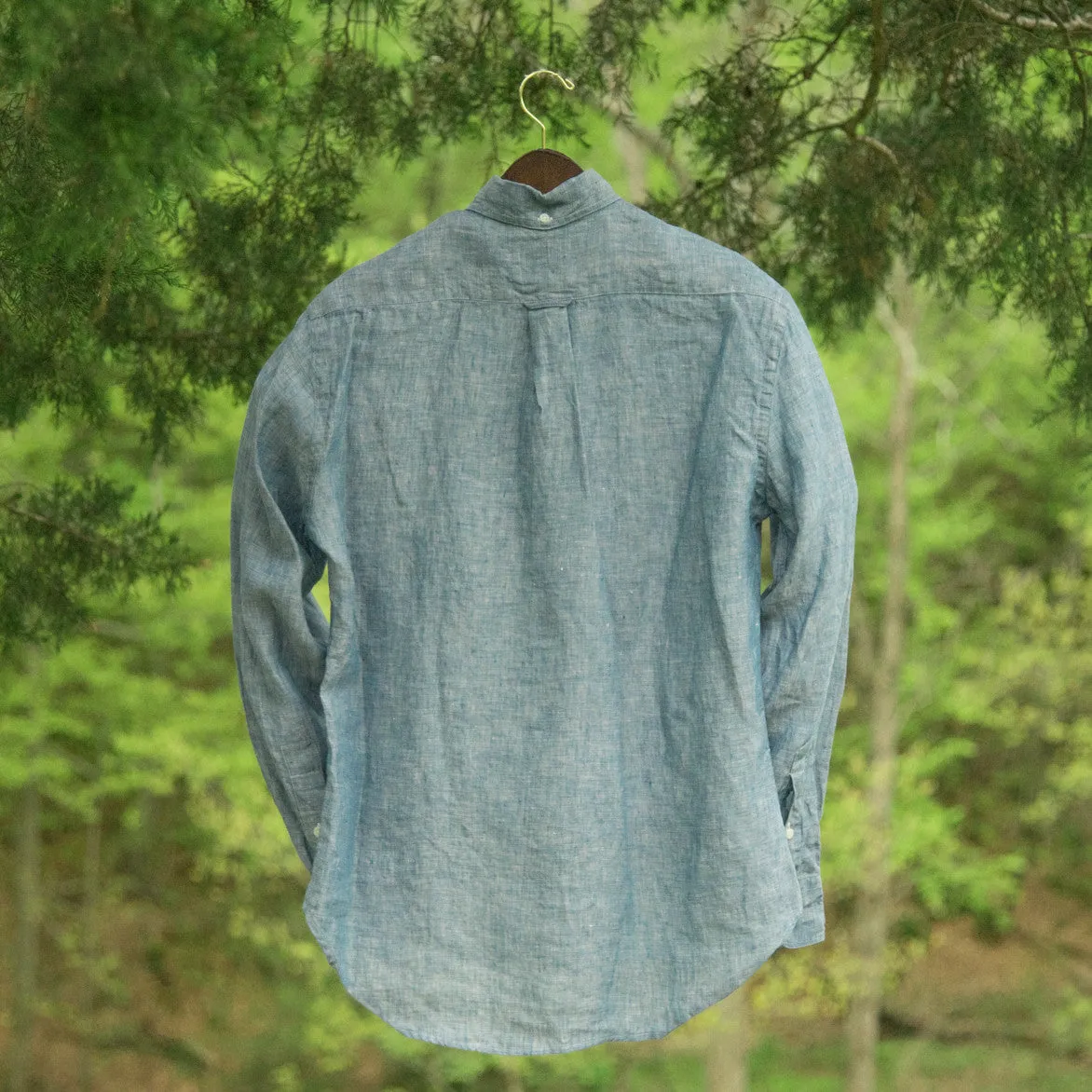 LINEN CHAMBRAY - LIGHT BLUE sold by Lapstone & Hammer product image thumbnail 2