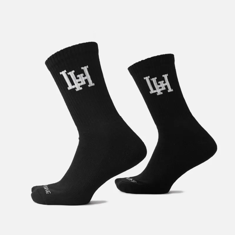 LH INTERLOCK SOCK - BLACK sold by Lapstone & Hammer