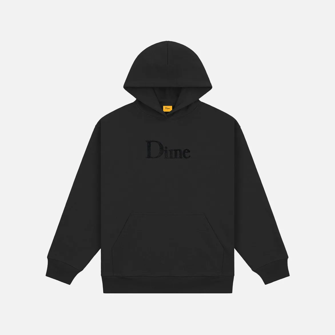 CLASSIC CHENILLE LOGO HOODIE - BLACK sold by Lapstone & Hammer