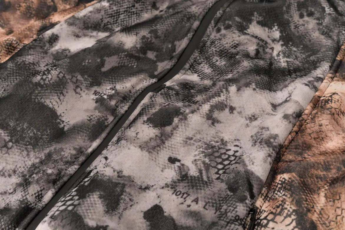 MESH POLAR FLEECE ZIP UP HOODIE - CAMO sold by Lapstone & Hammer product image thumbnail 4