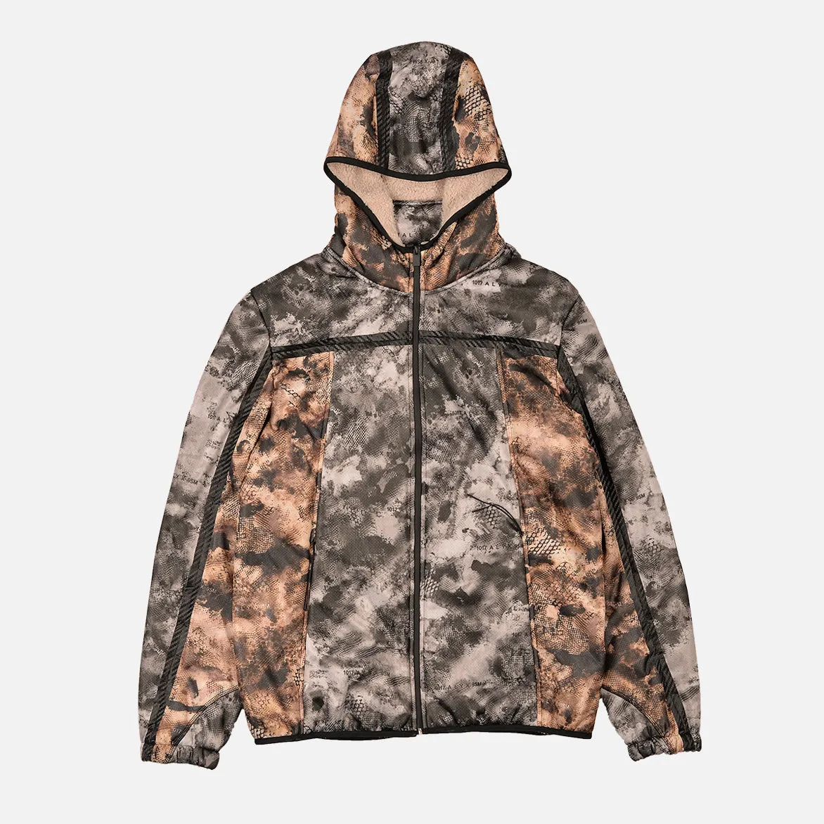 MESH POLAR FLEECE ZIP UP HOODIE - CAMO sold by Lapstone & Hammer