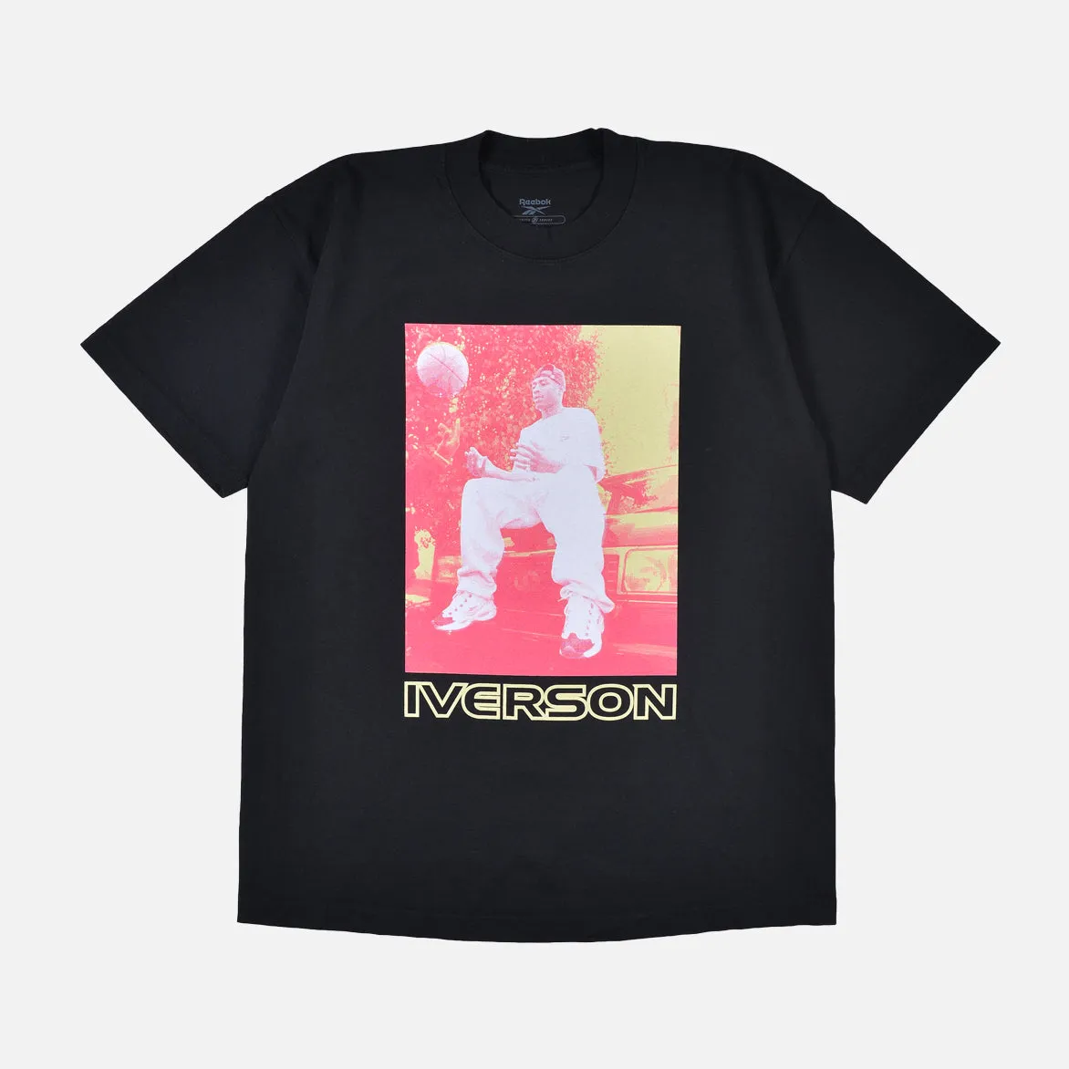 ALLEN IVERSON "HOT COLORS" TEE - BLACK sold by Lapstone & Hammer