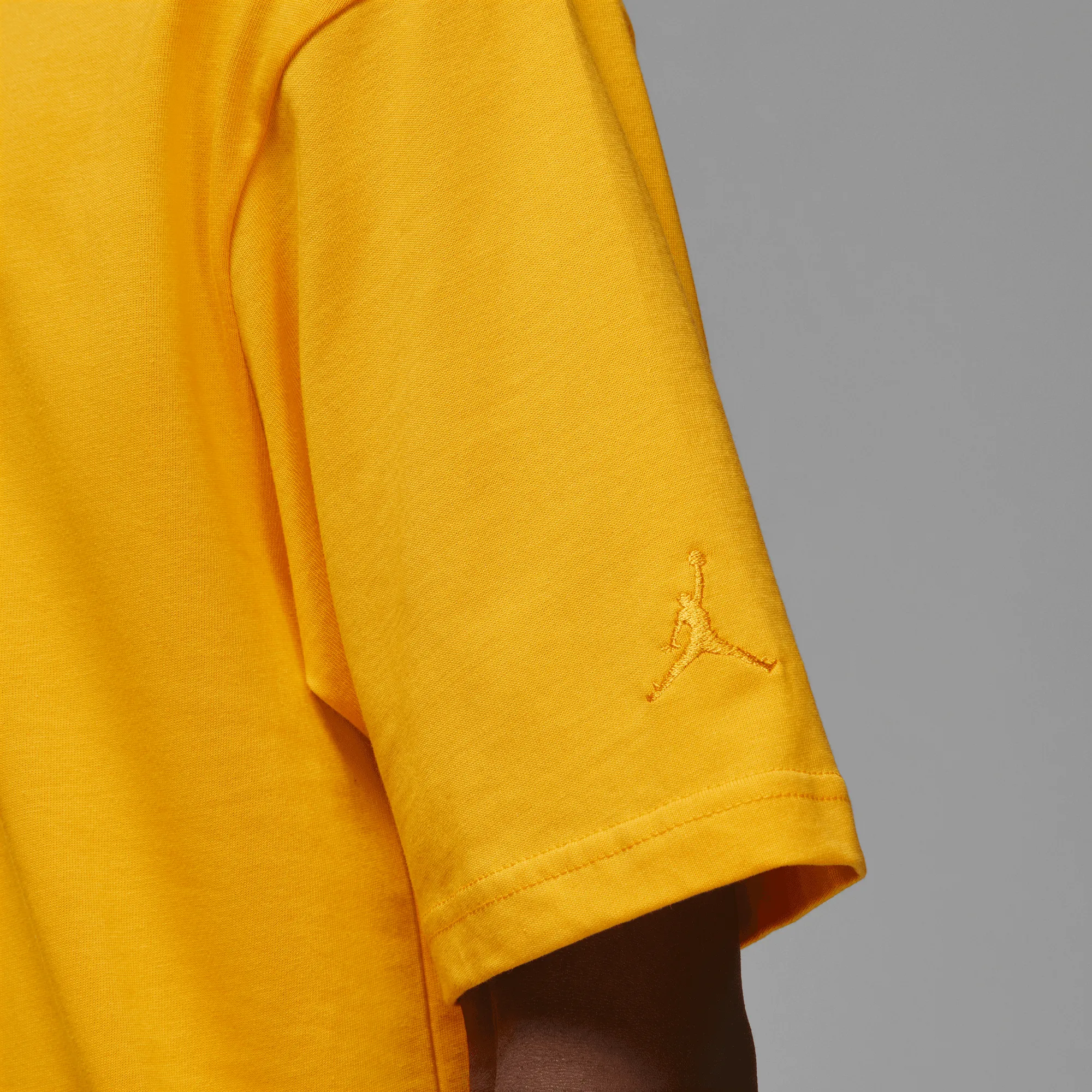 JORDAN WORDMARK MEN`S S/S TEE - GOLD sold by Lapstone & Hammer product image thumbnail 5