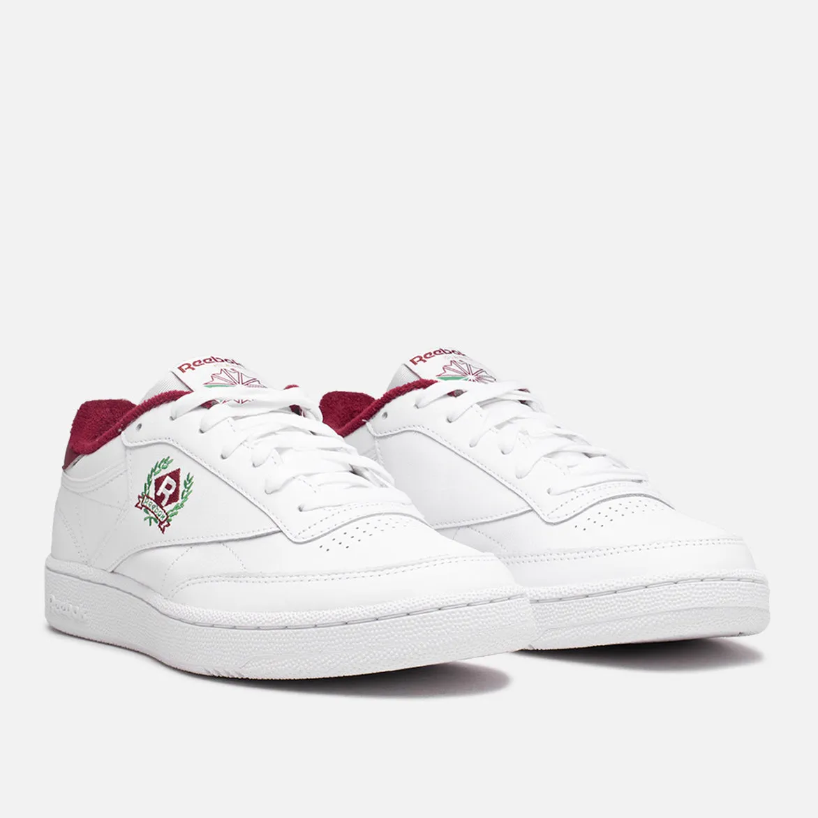 CLUB C 85 - WHITE / BURGUNDY sold by Lapstone & Hammer product image thumbnail 2