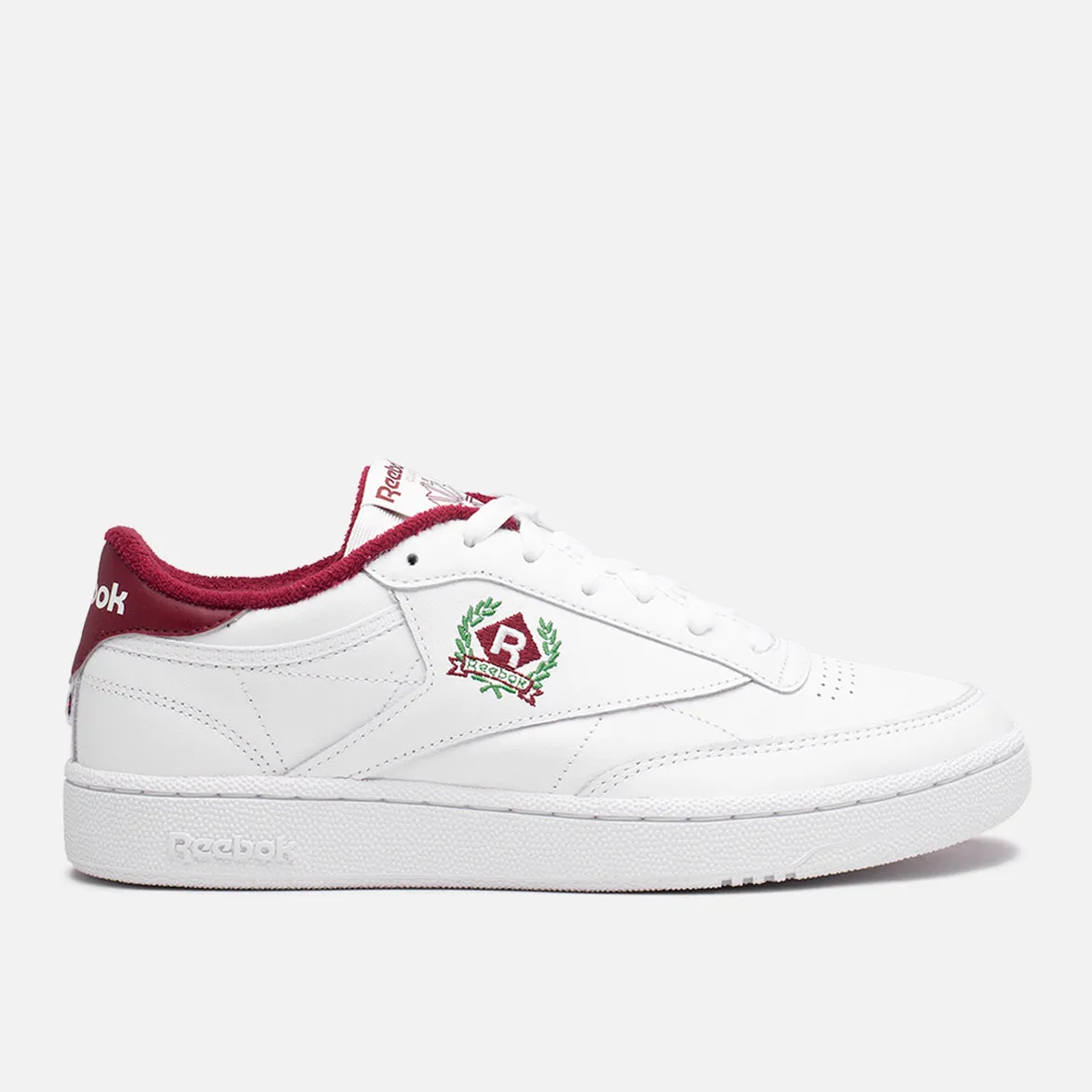 CLUB C 85 - WHITE / BURGUNDY sold by Lapstone & Hammer