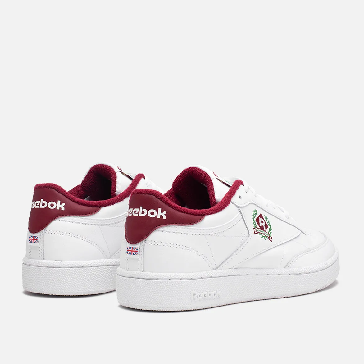 CLUB C 85 - WHITE / BURGUNDY sold by Lapstone & Hammer product image thumbnail 3
