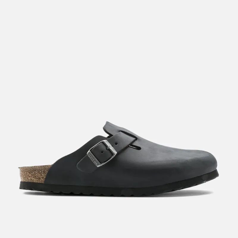 BOSTON OILED LEATHER - BLACK sold by Lapstone & Hammer