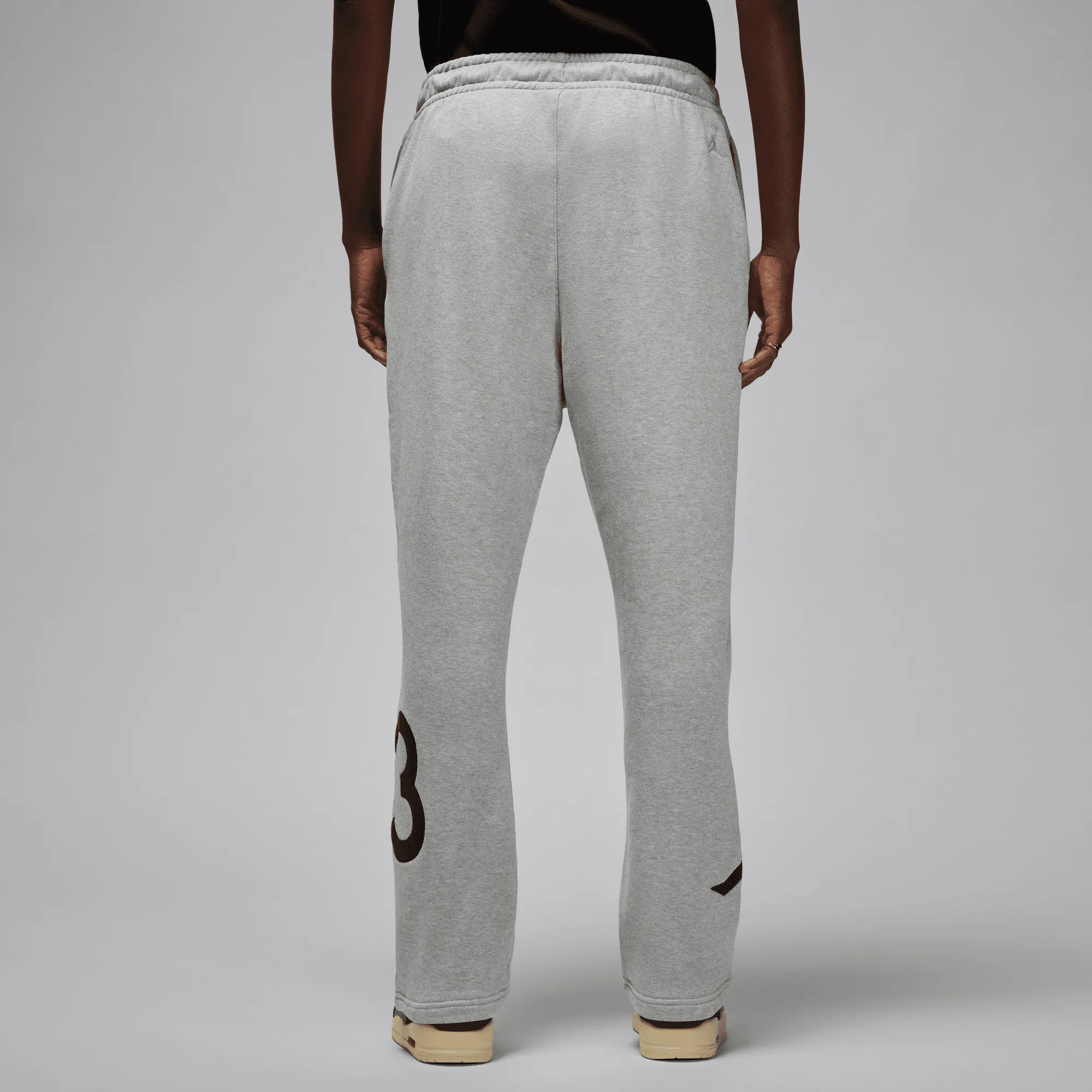 NINA CHANEL ABNEY X JORDAN FLEECE PANTS - DARK GREY HEATHER sold by Lapstone & Hammer product image thumbnail 2