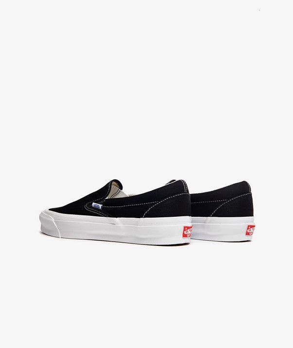 VANS VAULT OG CLASSIC SLIP-ON - BLACK / TRUE WHITE sold by Lapstone & Hammer product image thumbnail 2
