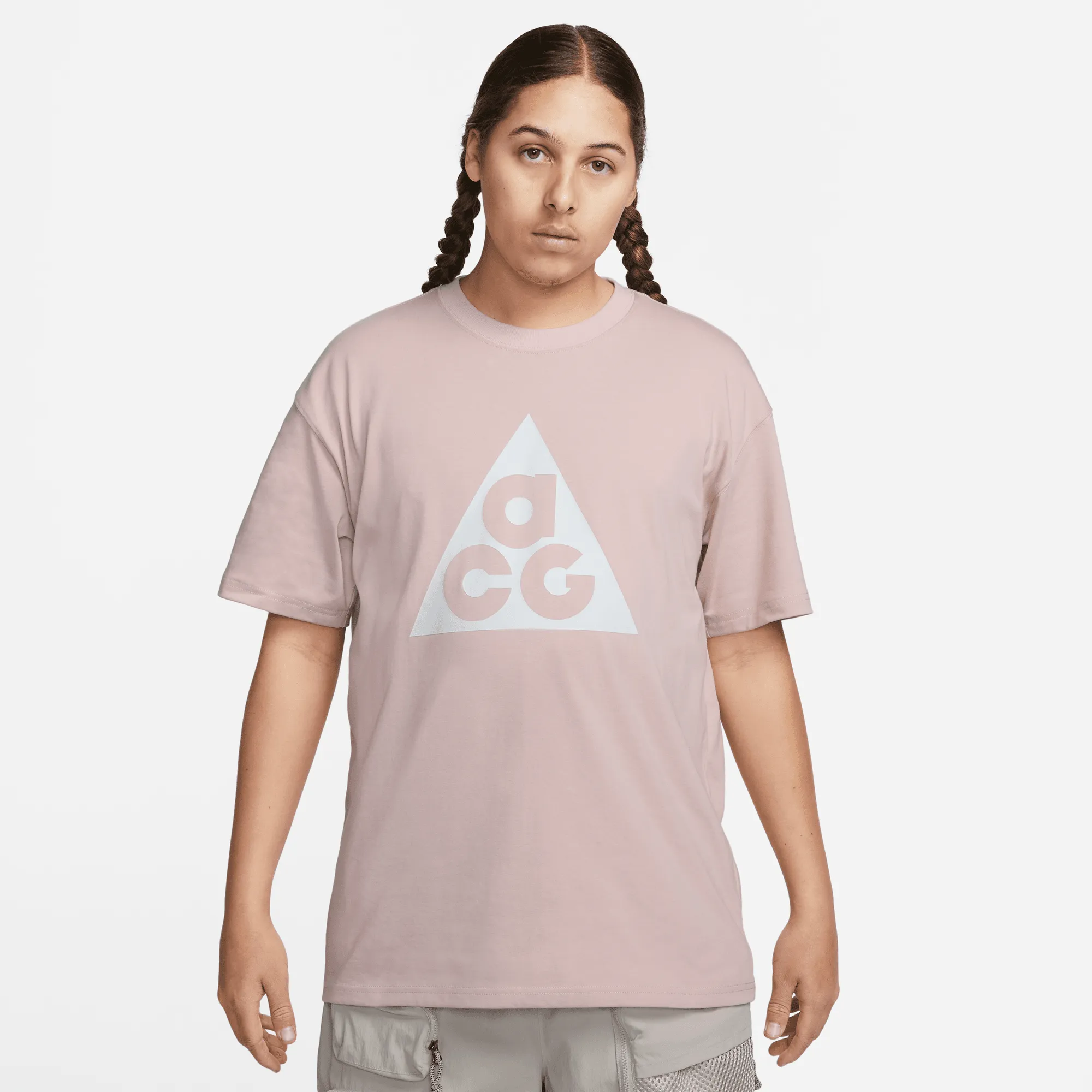 NIKE ACG MENS S/S TEE - PINK OXFORD sold by Lapstone & Hammer