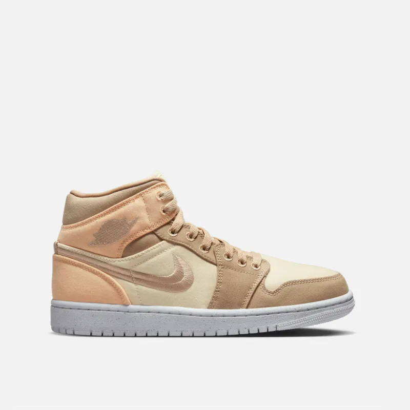 WMNS AIR JORDAN 1 MID SE "CANVAS KHAKI" sold by Lapstone & Hammer