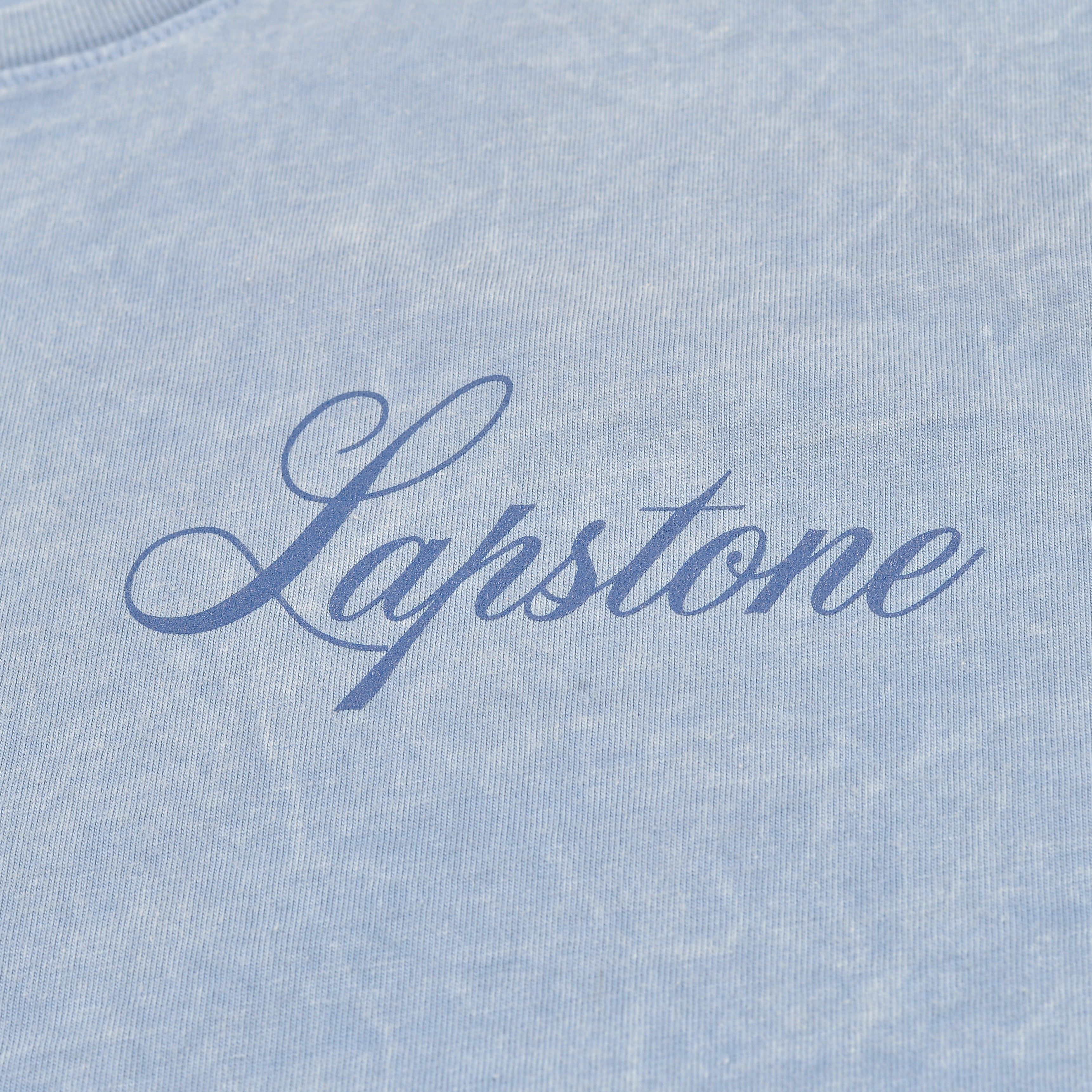 STANDARD ISSUE FOR LAPSTONE TEE - STONEWASH INDIGO sold by Lapstone & Hammer product image thumbnail 3