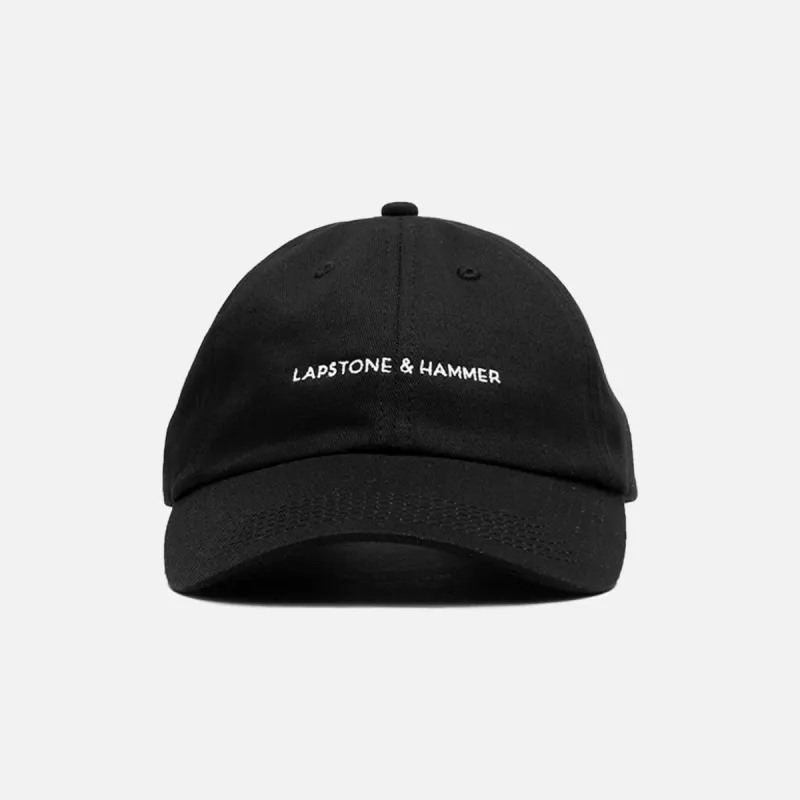 SIGNATURE DAD HAT - BLACK sold by Lapstone & Hammer