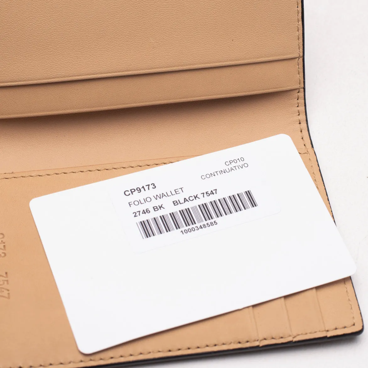 FOLIO WALLET - BLACK sold by Lapstone & Hammer product image thumbnail 4