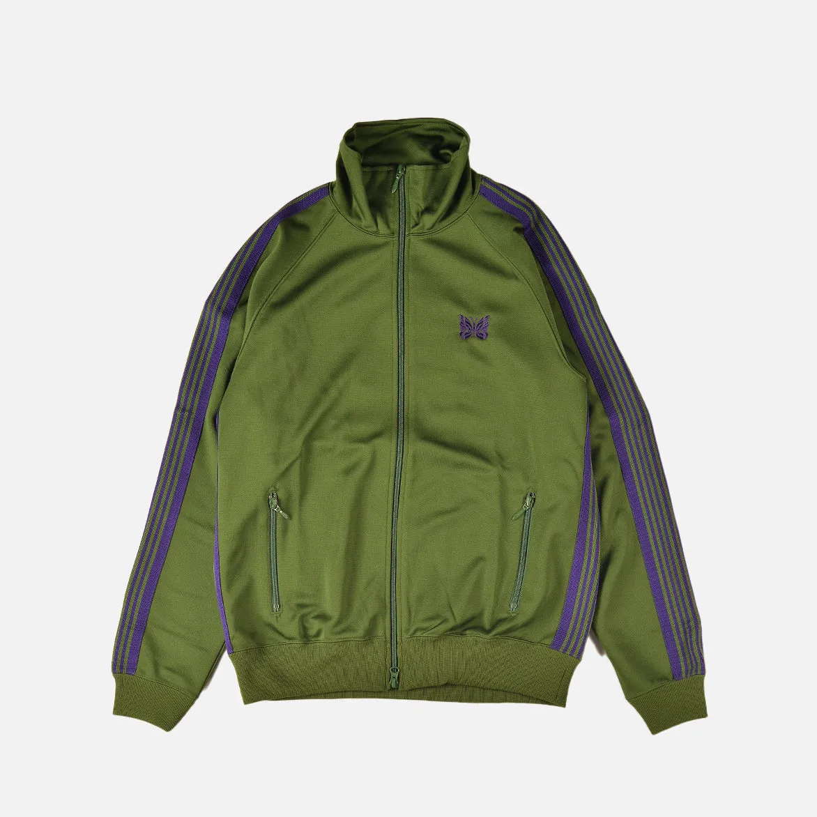 TRACK JACKET - POLY SMOOTH - IVY GREEN sold by Lapstone & Hammer