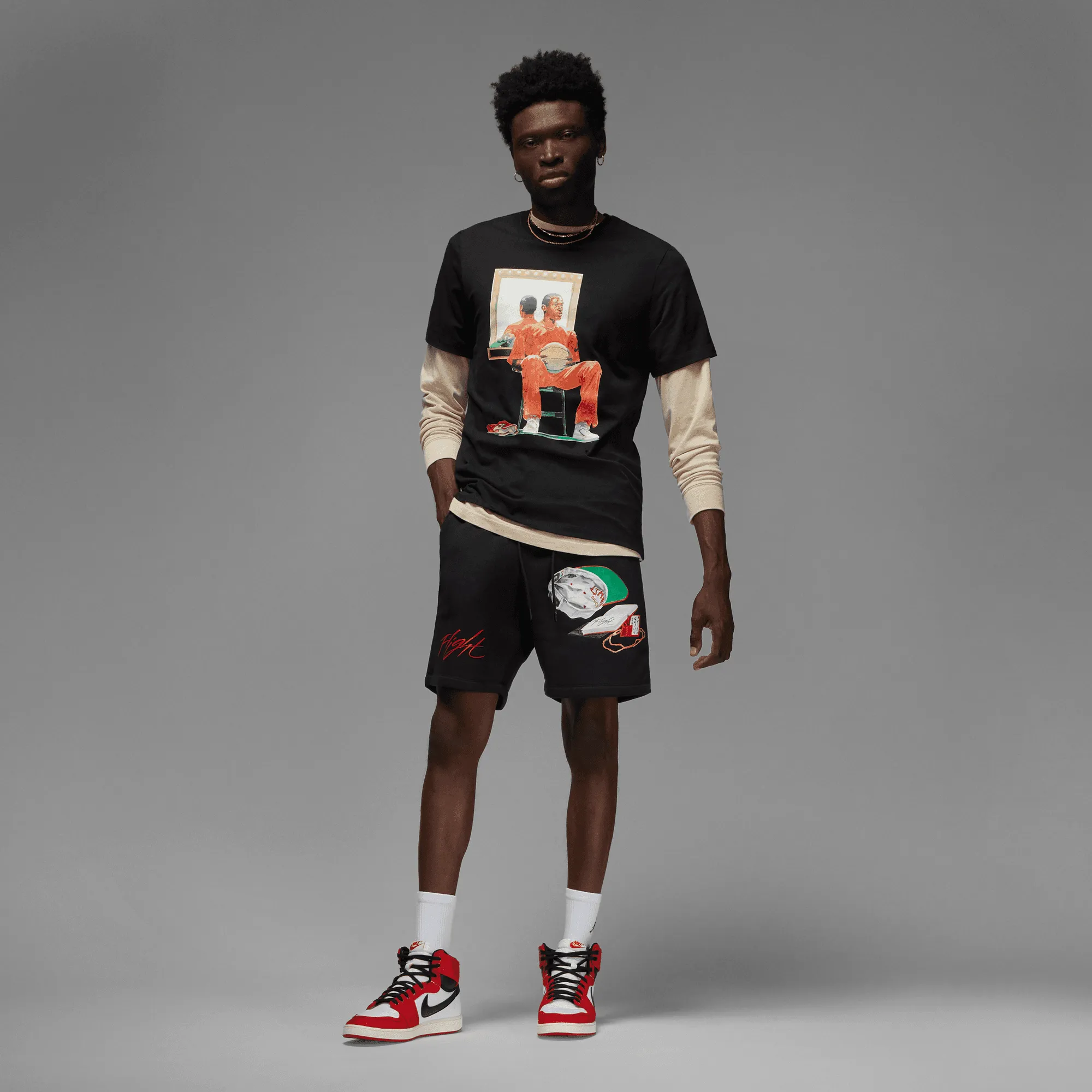 JORDAIR ARTIST SERIES TEE - BLACK sold by Lapstone & Hammer product image thumbnail 5