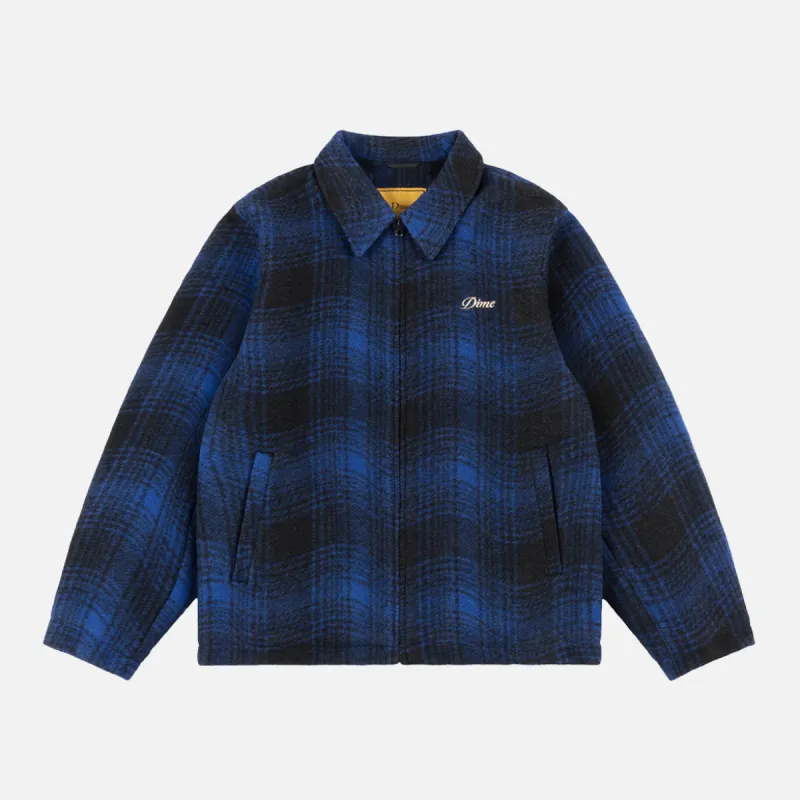 WAVE PLAID JACKET - BLUE sold by Lapstone & Hammer
