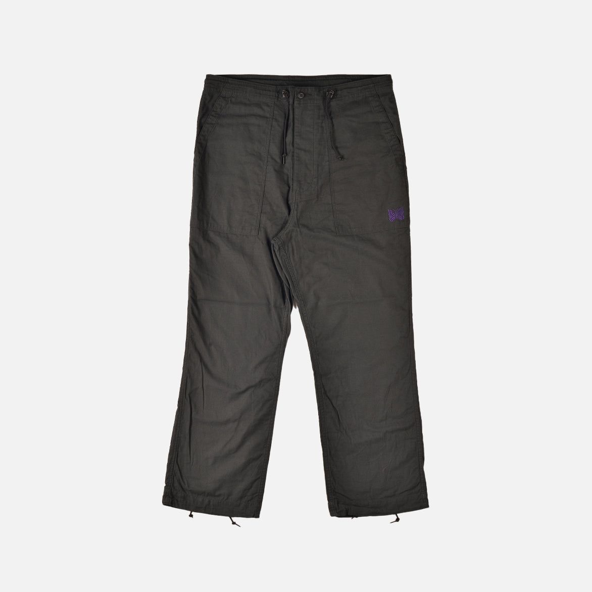 STRING FATIGUE PANT - BACK SATEEN - BLACK sold by Lapstone & Hammer