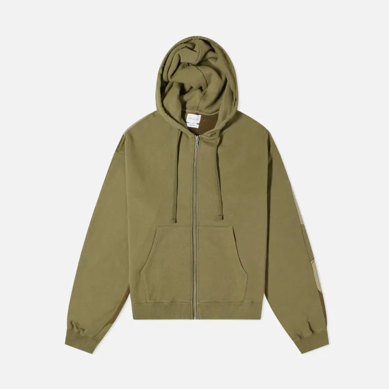 QUILTED FULL-ZIP - OLIVE sold by Lapstone & Hammer
