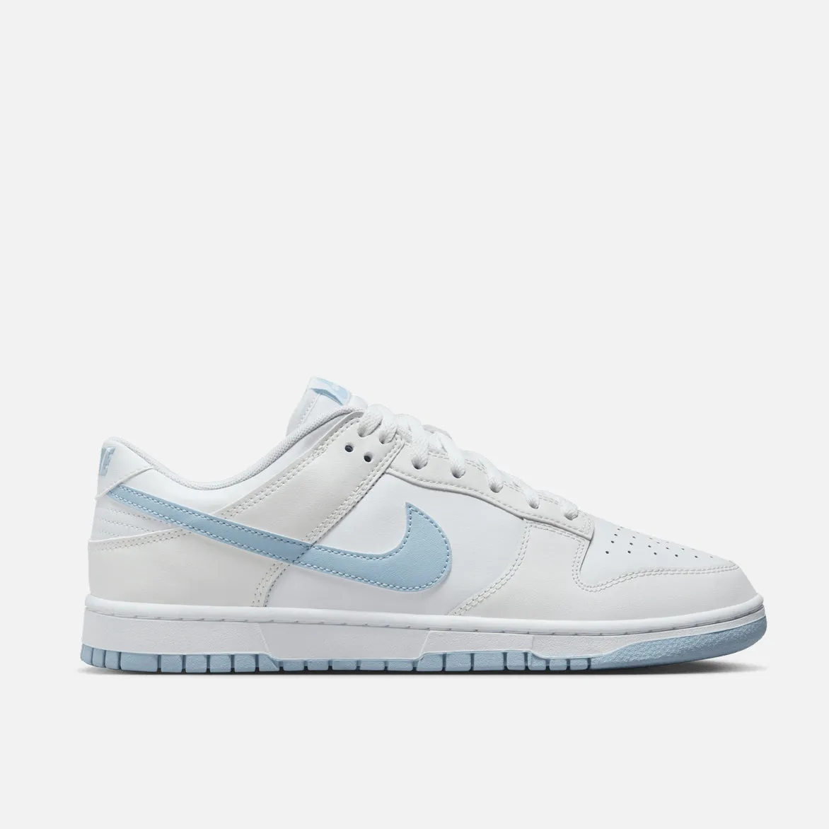 DUNK LOW RETRO - SUMMIT WHITE / LIGHT ARMORY BLUE sold by Lapstone & Hammer