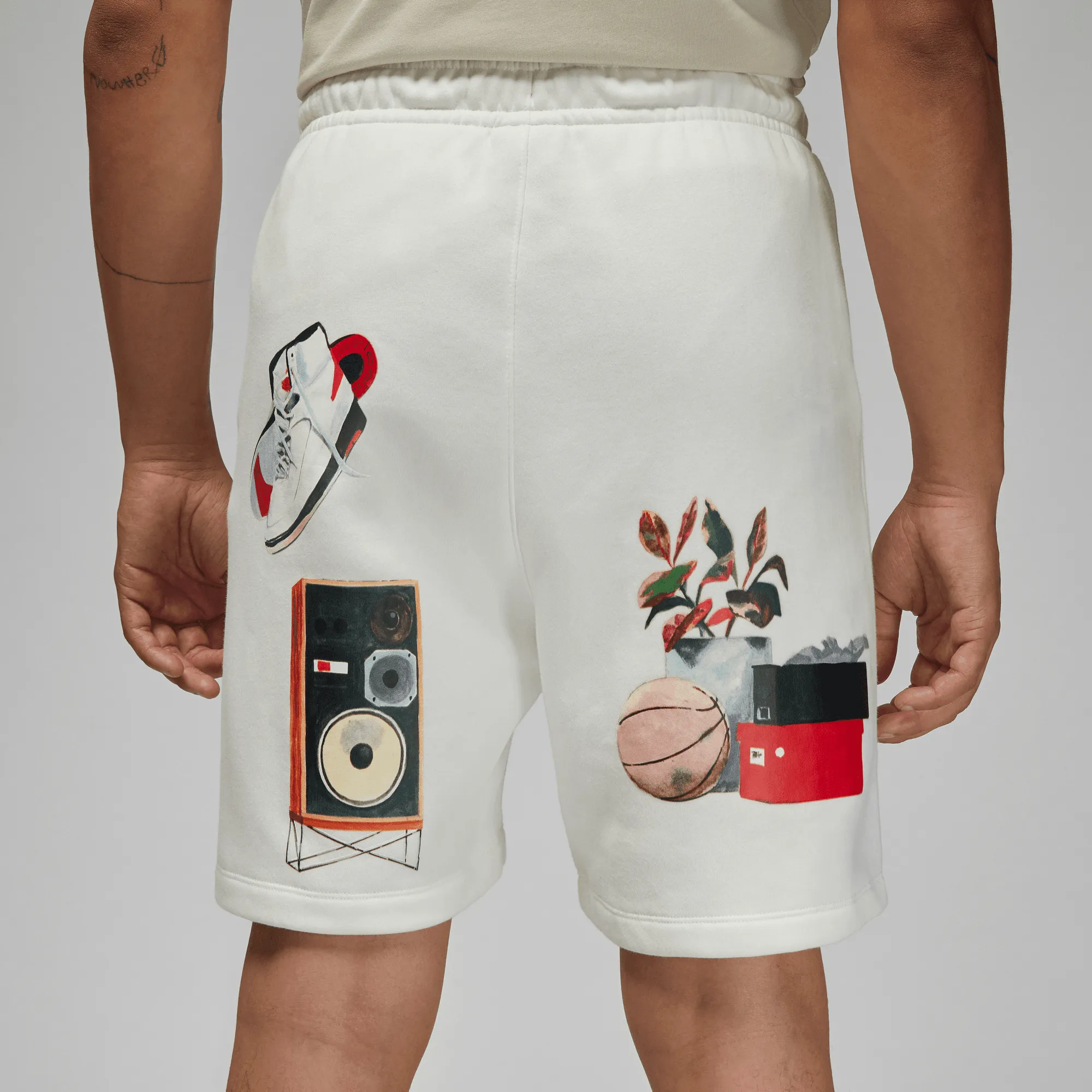 JORDAIR ARTIST SERIES SHORTS - WHITE sold by Lapstone & Hammer product image thumbnail 3