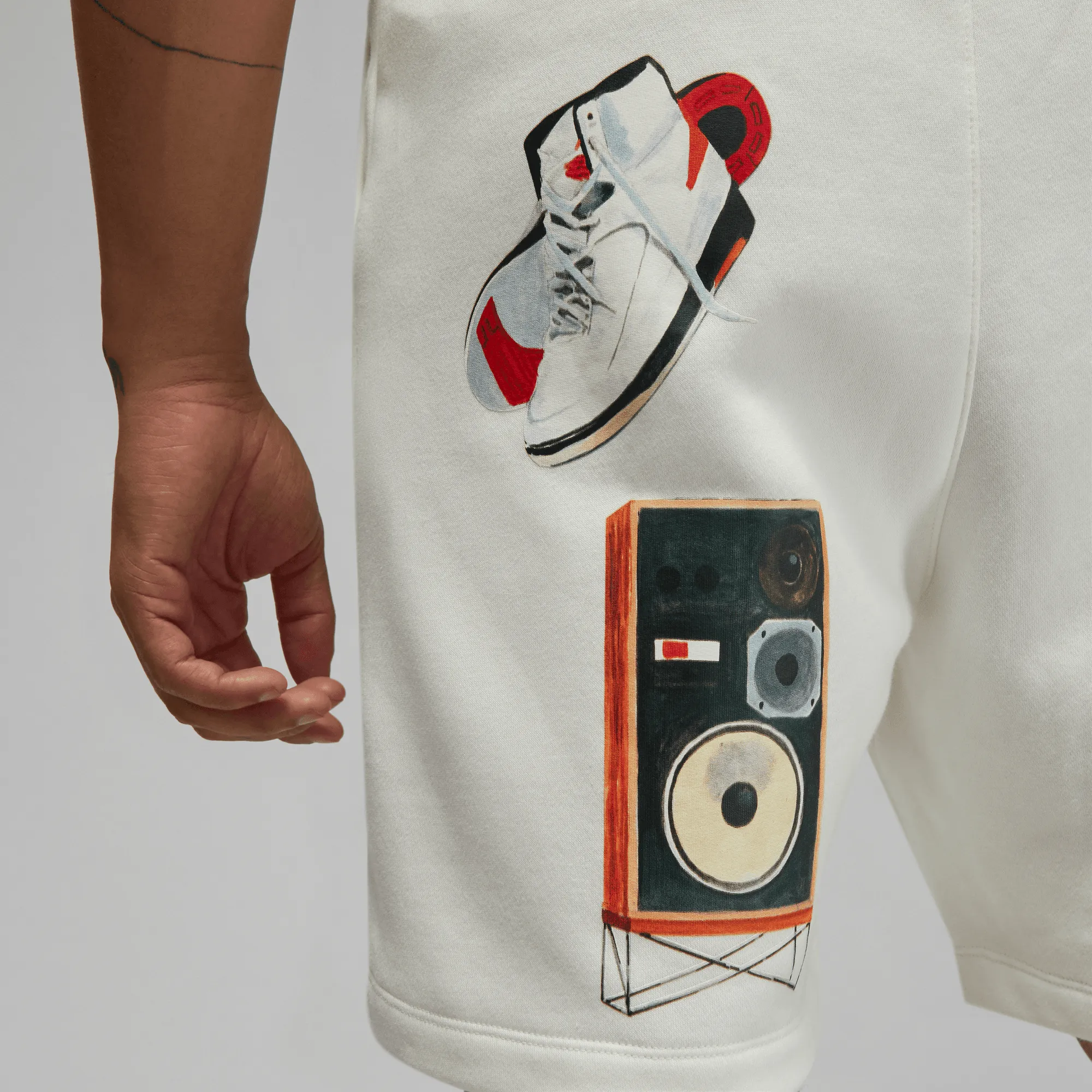 JORDAIR ARTIST SERIES SHORTS - WHITE sold by Lapstone & Hammer product image thumbnail 5