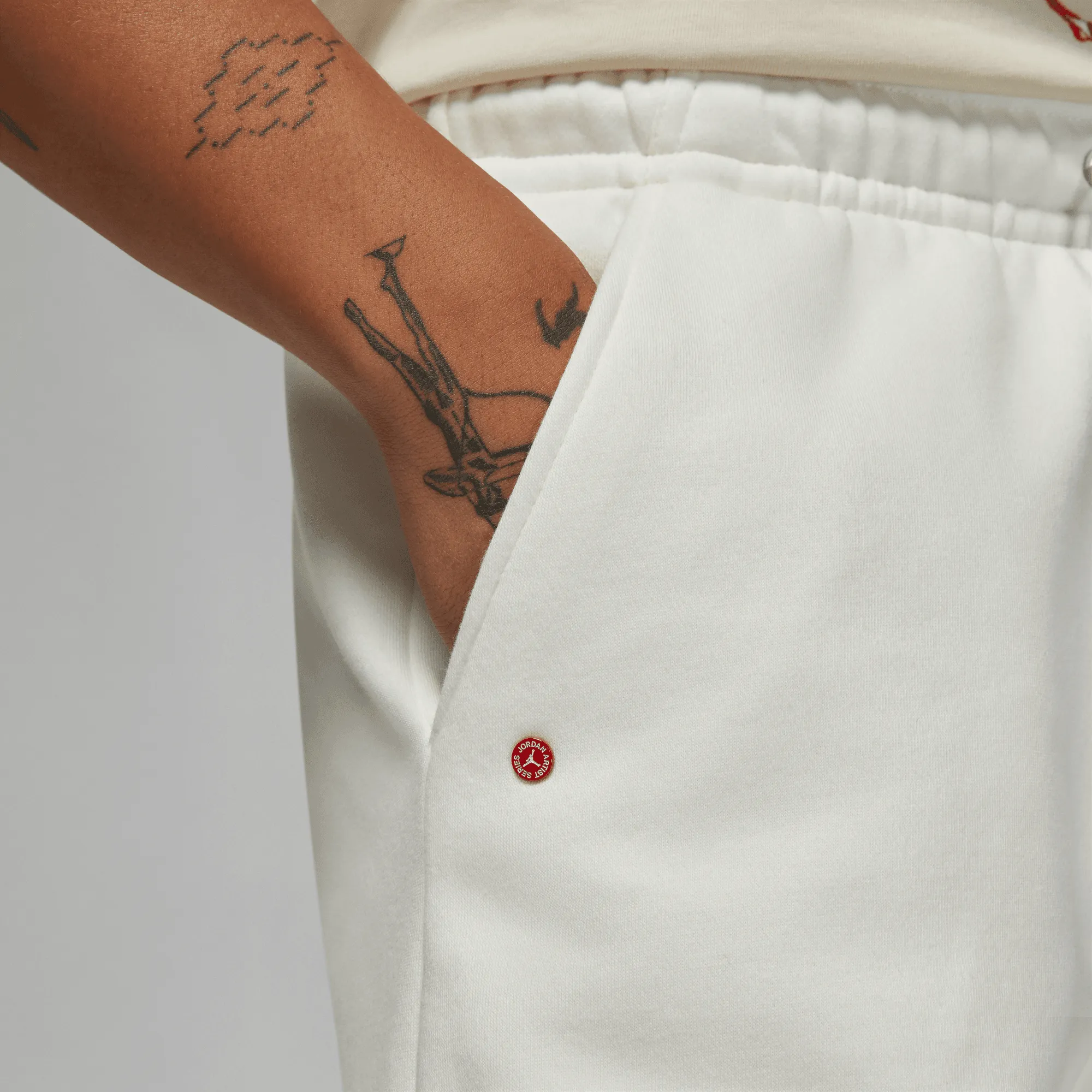 JORDAIR ARTIST SERIES SHORTS - WHITE sold by Lapstone & Hammer product image thumbnail 2