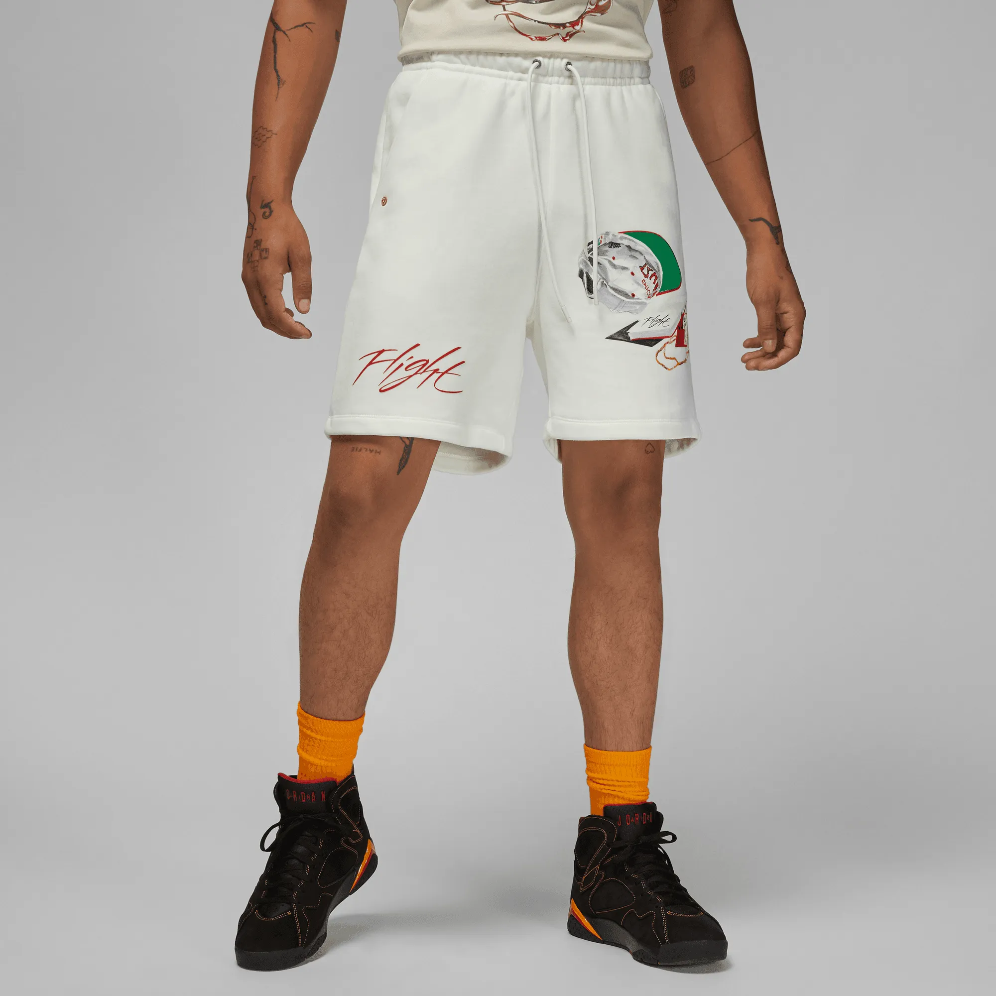 JORDAIR ARTIST SERIES SHORTS - WHITE sold by Lapstone & Hammer