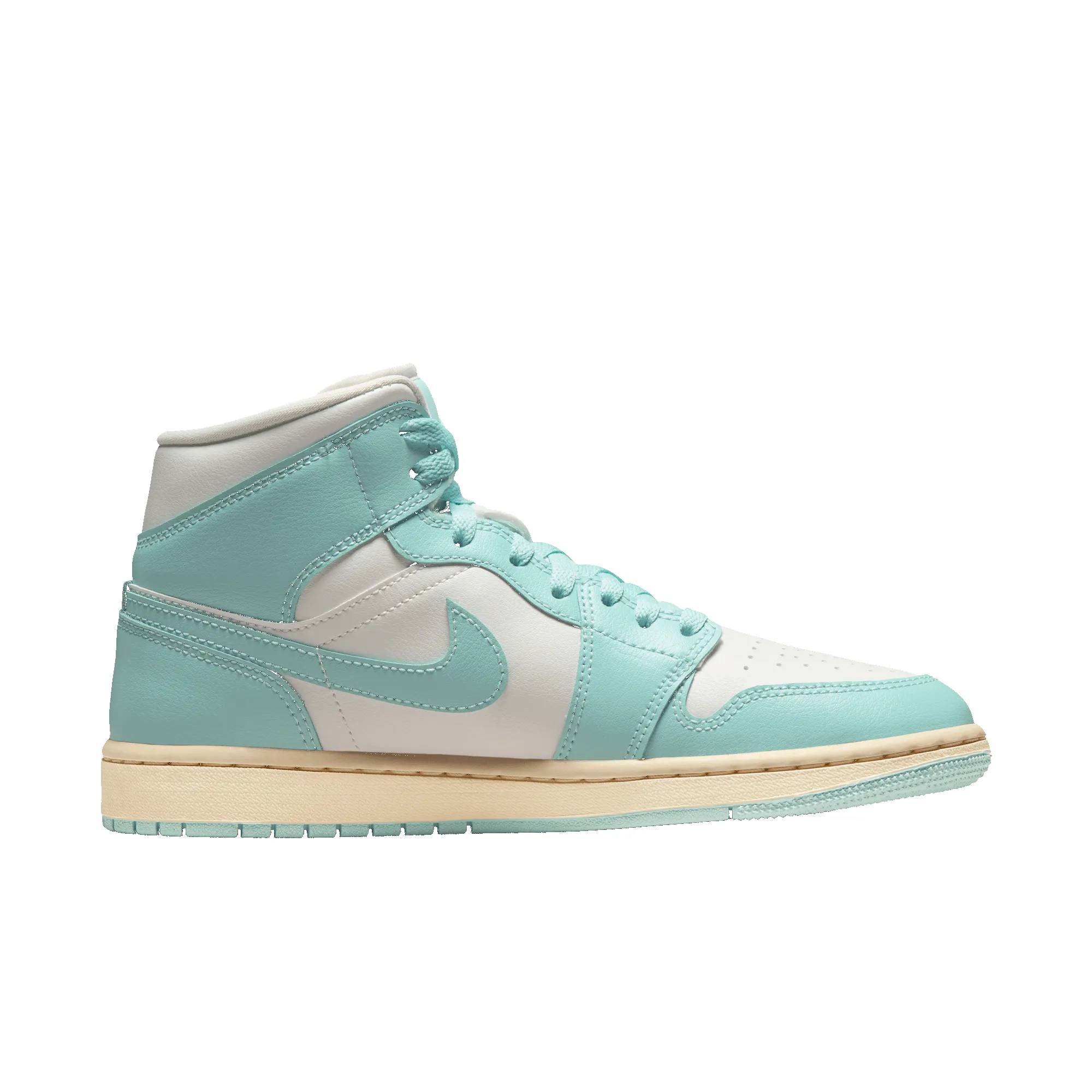 WMNS AIR JORDAN 1 MID - SAIL / LIGHT DEW sold by Lapstone & Hammer product image thumbnail 3