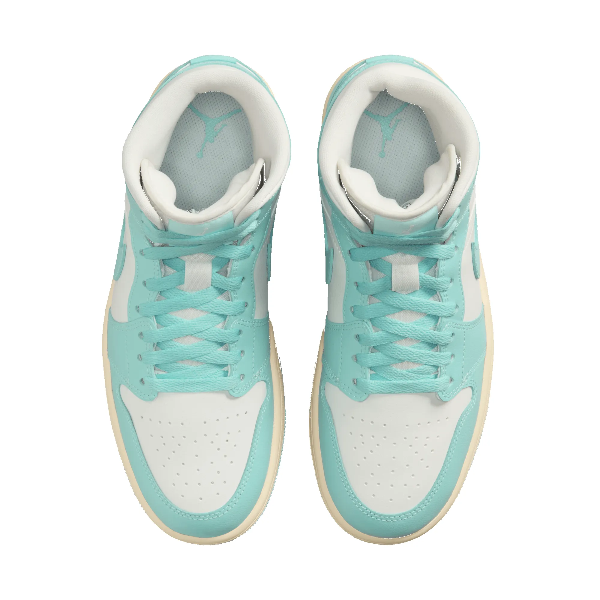 WMNS AIR JORDAN 1 MID - SAIL / LIGHT DEW sold by Lapstone & Hammer product image thumbnail 4