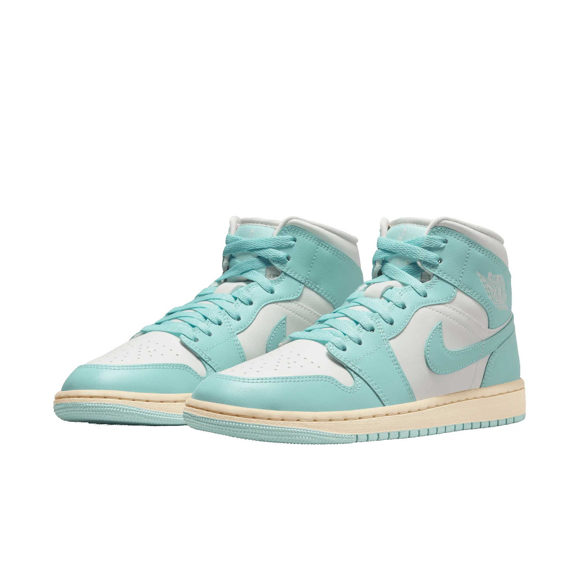 WMNS AIR JORDAN 1 MID - SAIL / LIGHT DEW sold by Lapstone & Hammer product image thumbnail 2