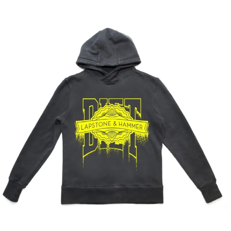 LAPSTONE X DIET STARTS MONDAY HOODIE - BLACK* sold by Lapstone & Hammer