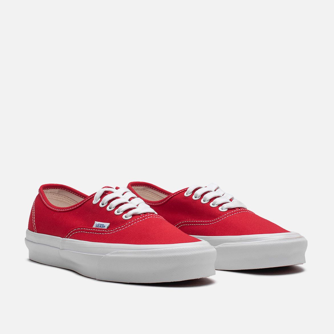 VANS VAULT OG AUTHENTIC LX - RED / WHITE sold by Lapstone & Hammer product image thumbnail 4
