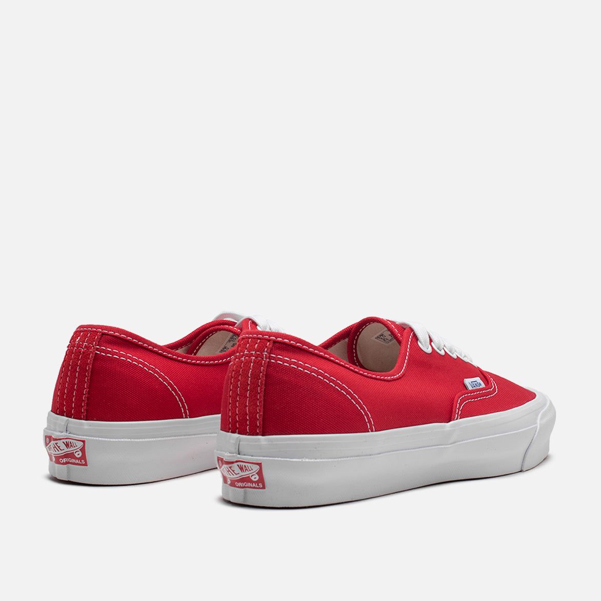 VANS VAULT OG AUTHENTIC LX - RED / WHITE sold by Lapstone & Hammer product image thumbnail 2